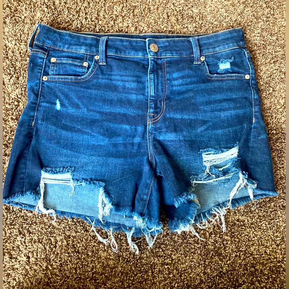 American eagle blue jean shorts